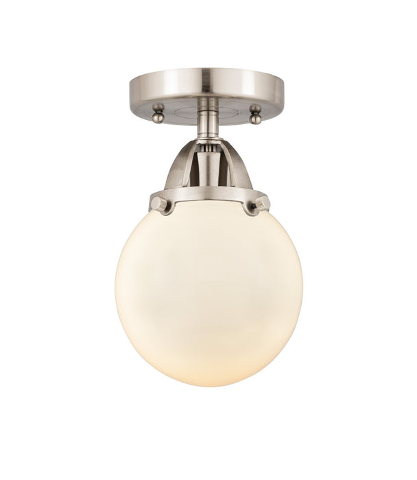 Innovations 288-1C-SN-G201-6-LED LED Semi-Flush Mount, Brushed Satin Nickel
