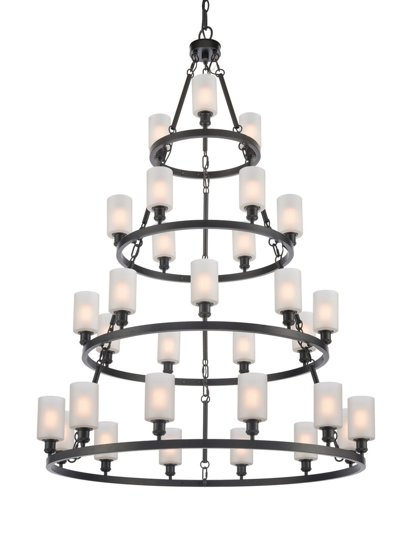 Innovations 820345-BK-G801-LED LED Chandelier, Matte Black