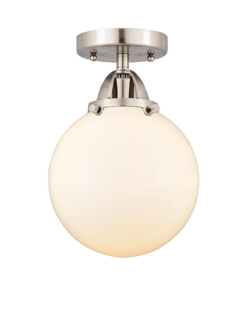 Innovations 288-1C-SN-G201-8-LED LED Semi-Flush Mount, Brushed Satin Nickel