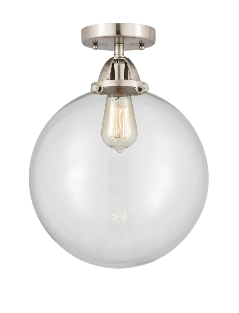 Innovations 288-1C-SN-G202-12-LED LED Semi-Flush Mount, Brushed Satin Nickel