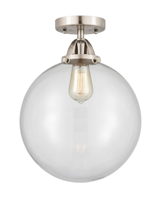 Innovations 288-1C-SN-G202-12-LED LED Semi-Flush Mount, Brushed Satin Nickel