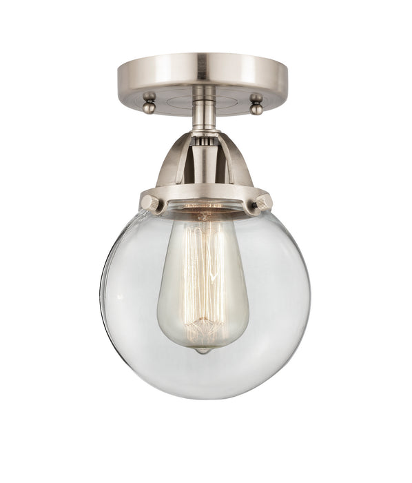 Innovations 288-1C-SN-G202-6 One Light Semi-Flush Mount, Brushed Satin Nickel