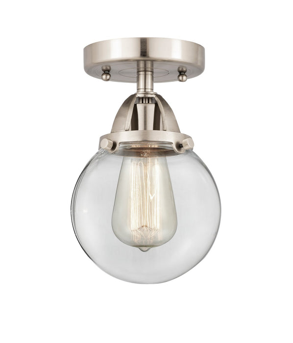 Innovations 288-1C-SN-G202-6-LED LED Semi-Flush Mount, Brushed Satin Nickel