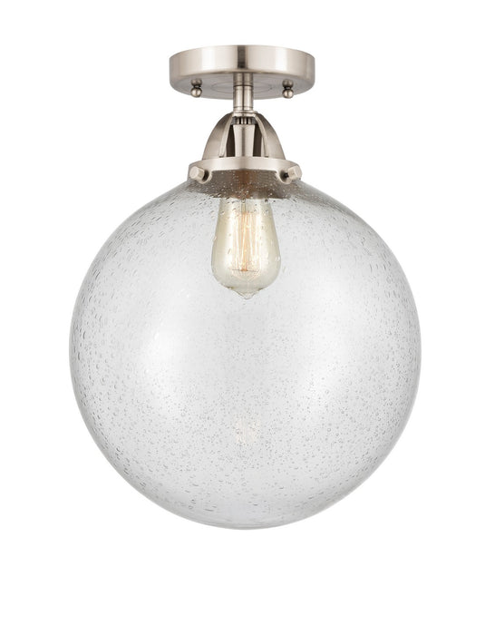 Innovations 288-1C-SN-G204-12-LED LED Semi-Flush Mount, Brushed Satin Nickel