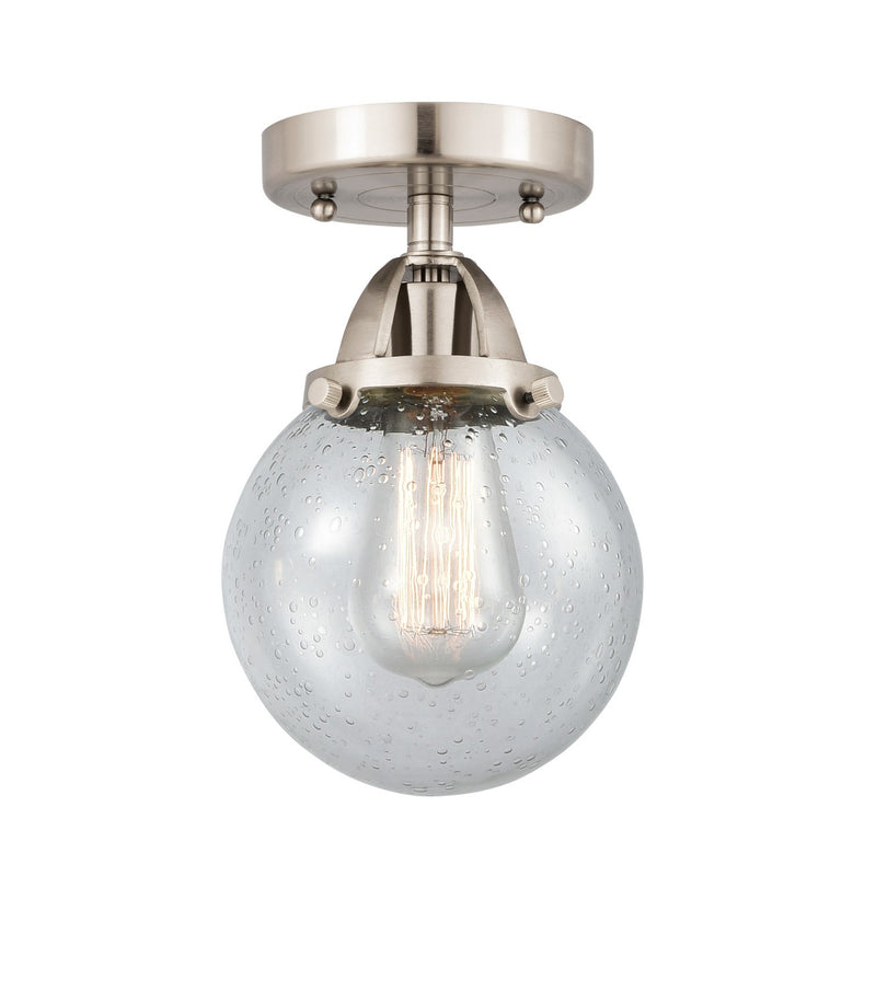 Innovations 288-1C-SN-G204-6-LED LED Semi-Flush Mount, Brushed Satin Nickel