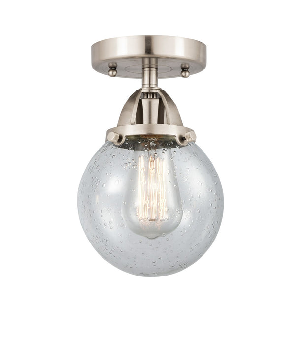 Innovations 288-1C-SN-G204-6-LED LED Semi-Flush Mount, Brushed Satin Nickel