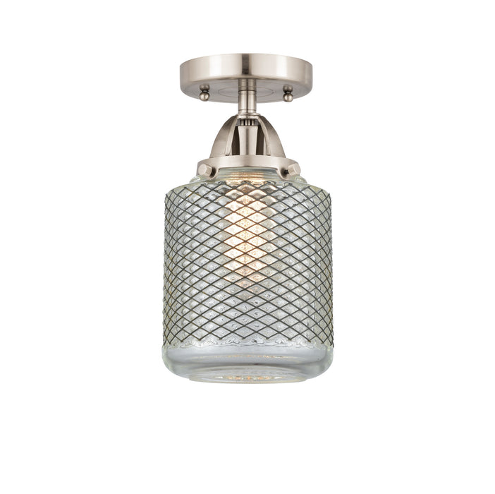 Innovations 288-1C-SN-G262 One Light Semi-Flush Mount, Brushed Satin Nickel