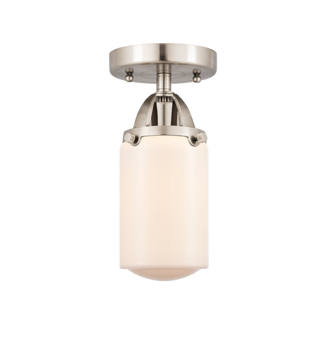 Innovations 288-1C-SN-G311 One Light Semi-Flush Mount, Brushed Satin Nickel