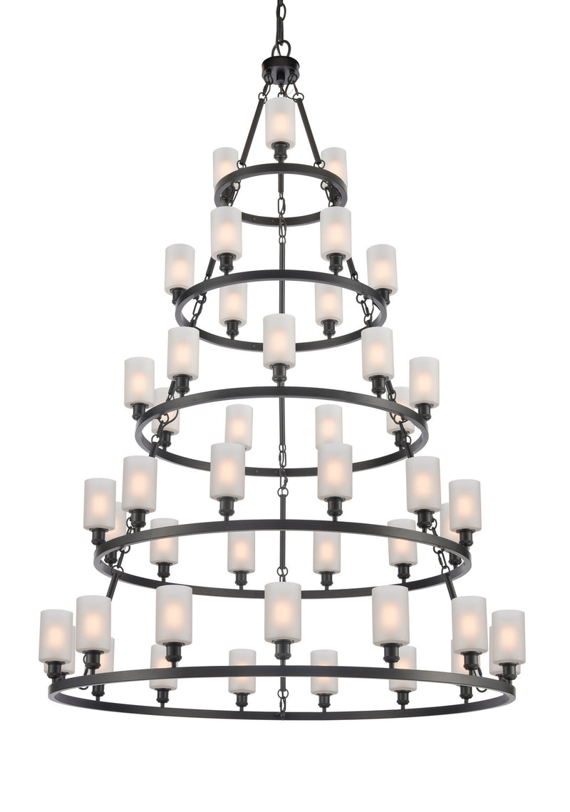 Innovations 8203456-BK-G801-LED LED Chandelier, Matte Black