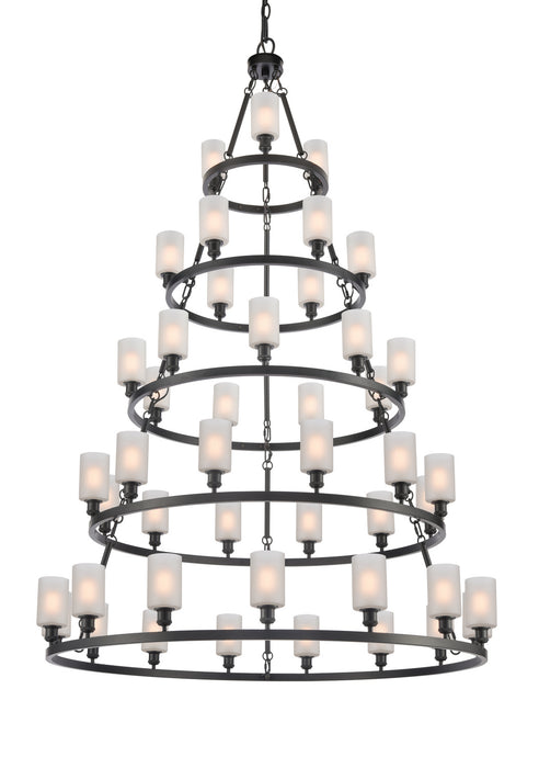 Innovations 8203456-BK-G801-LED LED Chandelier, Matte Black
