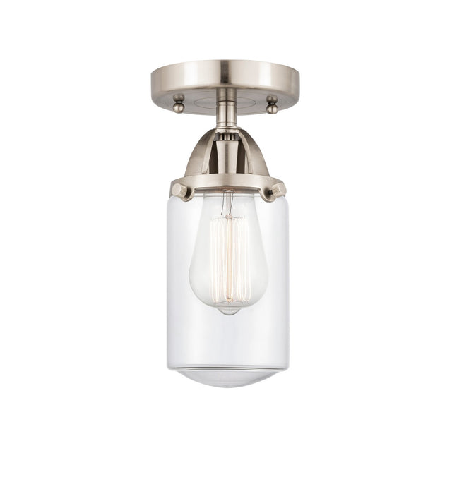 Innovations 288-1C-SN-G312-LED LED Semi-Flush Mount, Brushed Satin Nickel