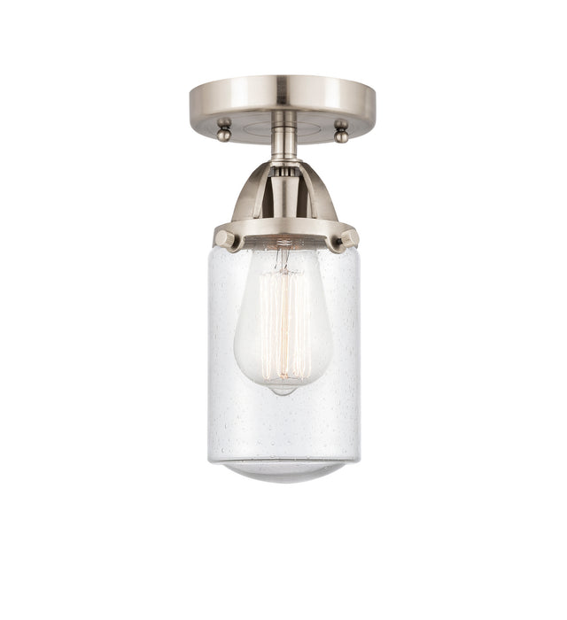 Innovations 288-1C-SN-G314 One Light Semi-Flush Mount, Brushed Satin Nickel