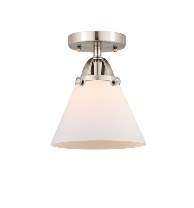 Innovations 288-1C-SN-G41 One Light Semi-Flush Mount, Brushed Satin Nickel