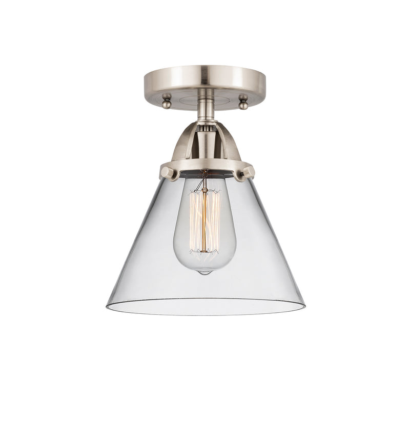 Innovations 288-1C-SN-G42 One Light Semi-Flush Mount, Brushed Satin Nickel