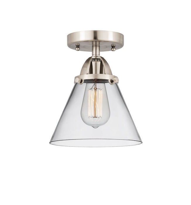 Innovations 288-1C-SN-G42 One Light Semi-Flush Mount, Brushed Satin Nickel