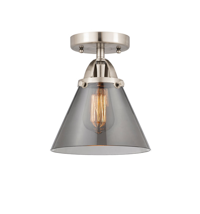 Innovations 288-1C-SN-G43 One Light Semi-Flush Mount, Brushed Satin Nickel