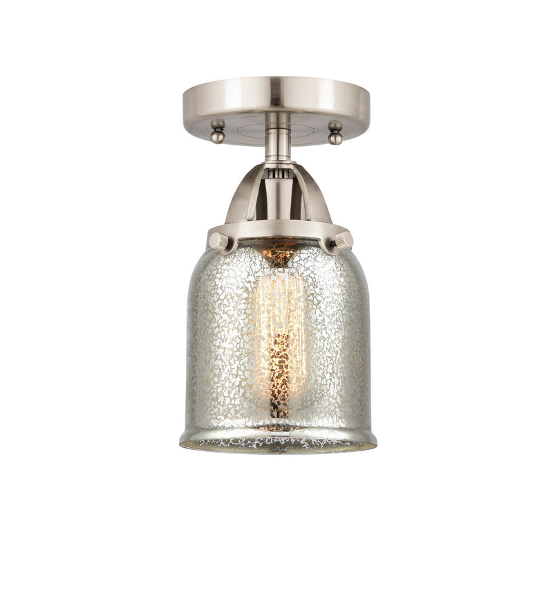 Innovations 288-1C-SN-G58 One Light Semi-Flush Mount, Brushed Satin Nickel