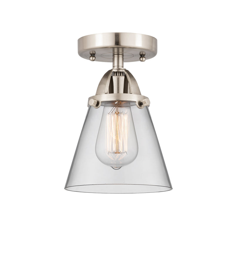 Innovations 288-1C-SN-G62 One Light Semi-Flush Mount, Brushed Satin Nickel