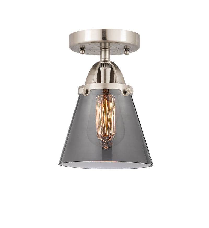 Innovations 288-1C-SN-G63 One Light Semi-Flush Mount, Brushed Satin Nickel