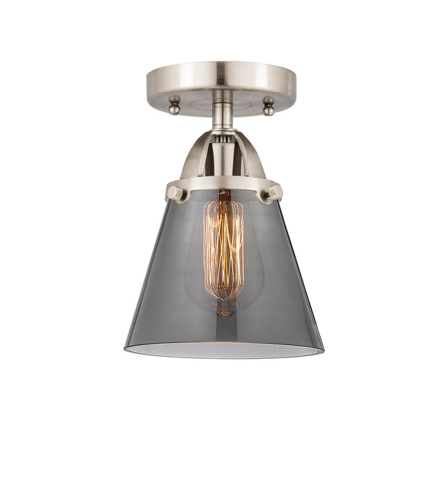 Innovations 288-1C-SN-G63 One Light Semi-Flush Mount, Brushed Satin Nickel