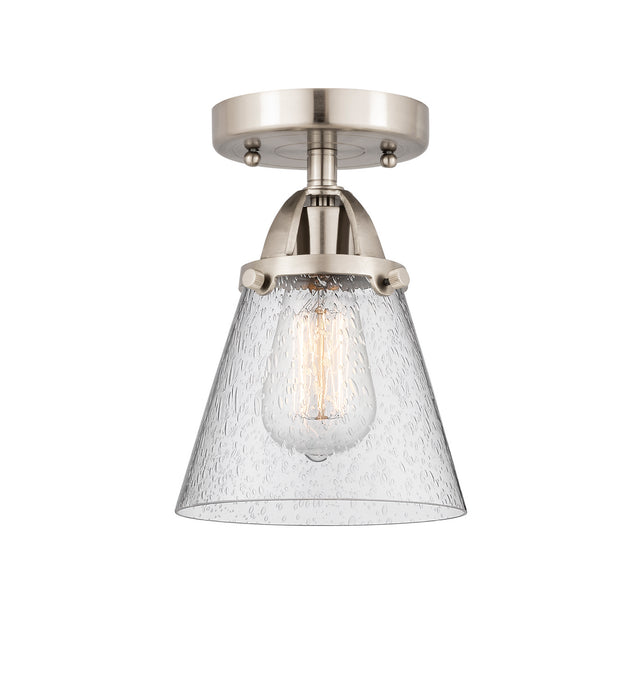 Innovations 288-1C-SN-G64 One Light Semi-Flush Mount, Brushed Satin Nickel