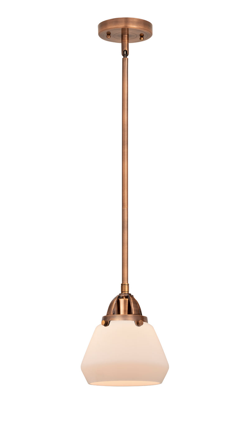 Innovations 288-1S-AC-G171 One Light Mini Pendant, Antique Copper
