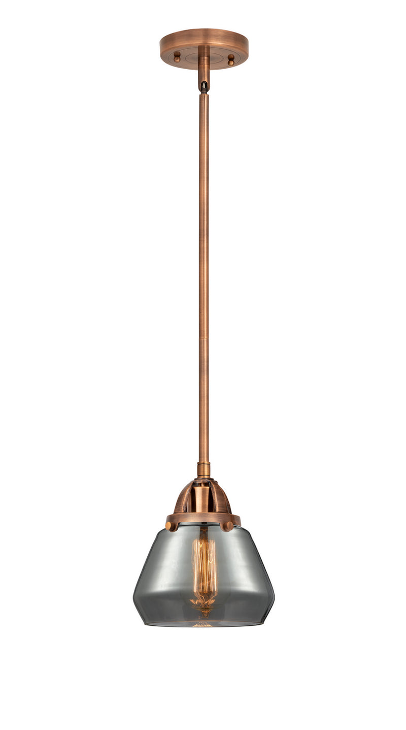 Innovations 288-1S-AC-G173 One Light Mini Pendant, Antique Copper