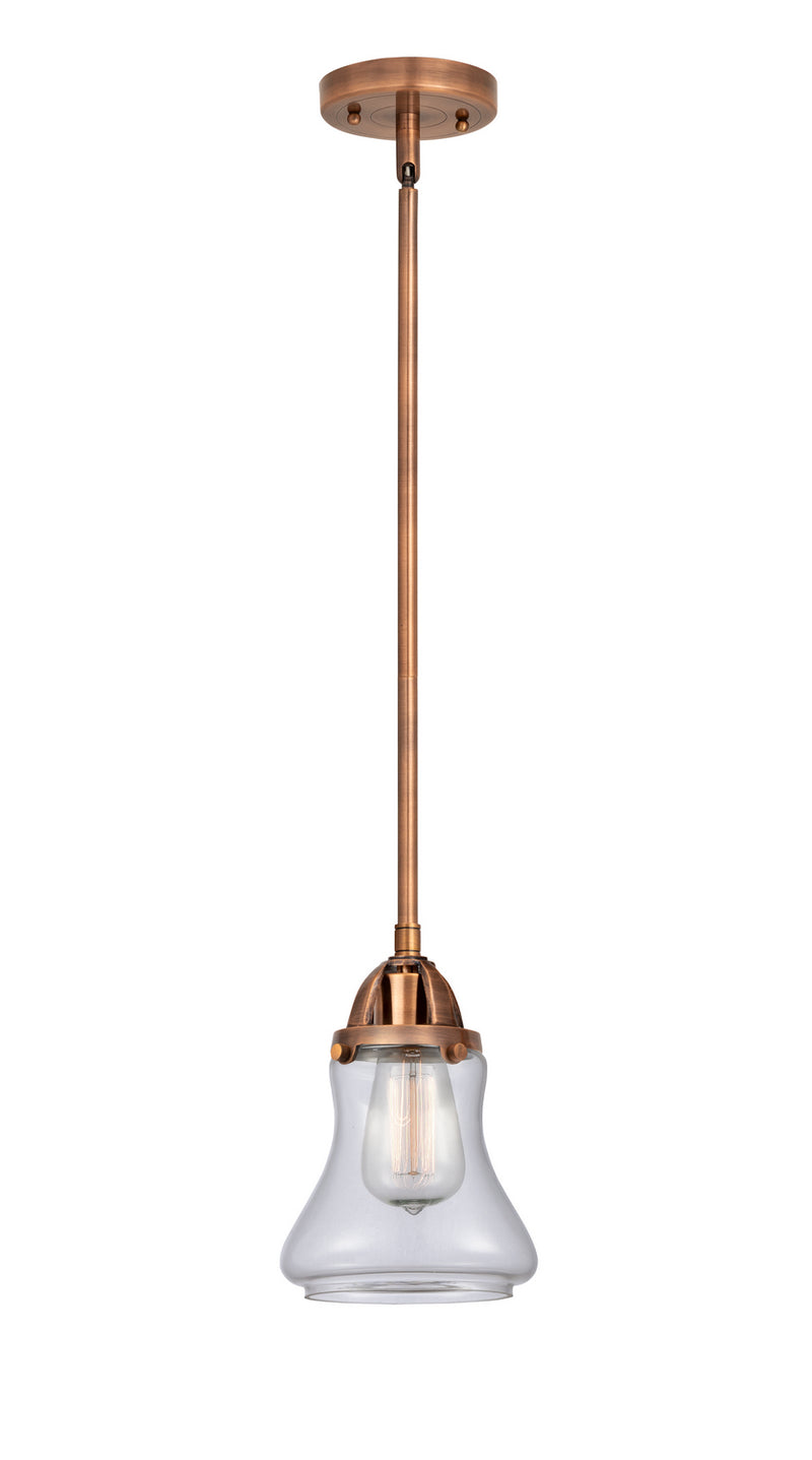 Innovations 288-1S-AC-G192 One Light Mini Pendant, Antique Copper