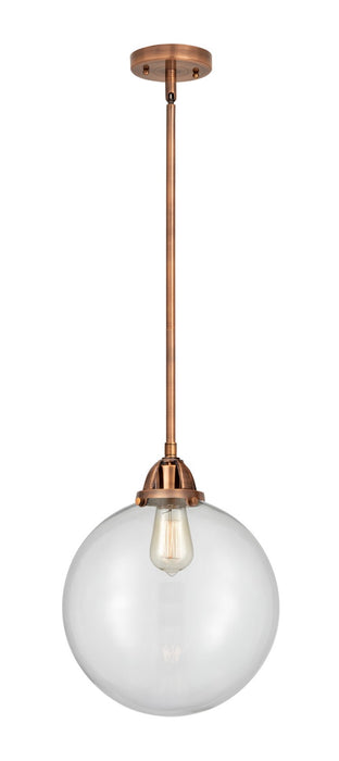Innovations 288-1S-AC-G202-12-LED LED Mini Pendant, Antique Copper
