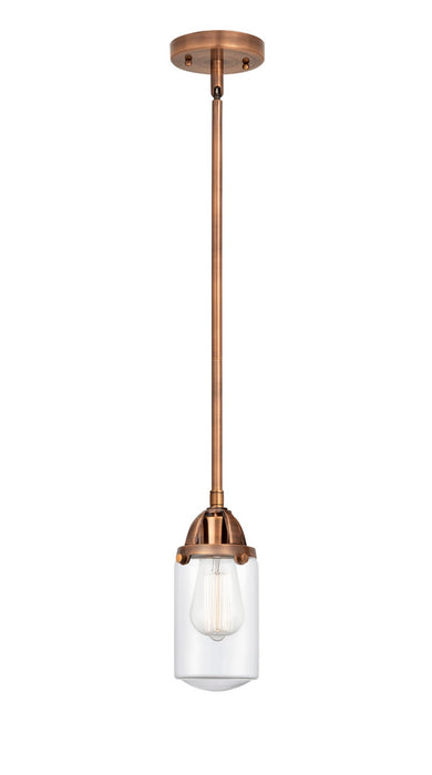 Innovations 288-1S-AC-G312-LED LED Mini Pendant, Antique Copper