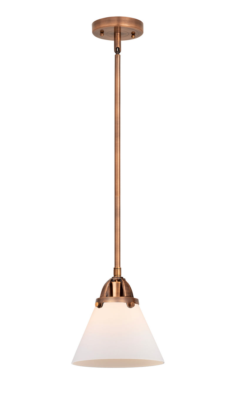 Innovations 288-1S-AC-G41 One Light Mini Pendant, Antique Copper