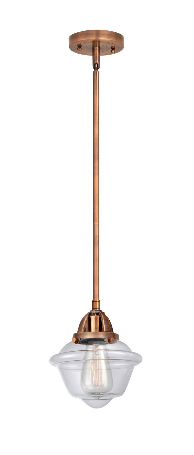 Innovations 288-1S-AC-G532 One Light Mini Pendant, Antique Copper