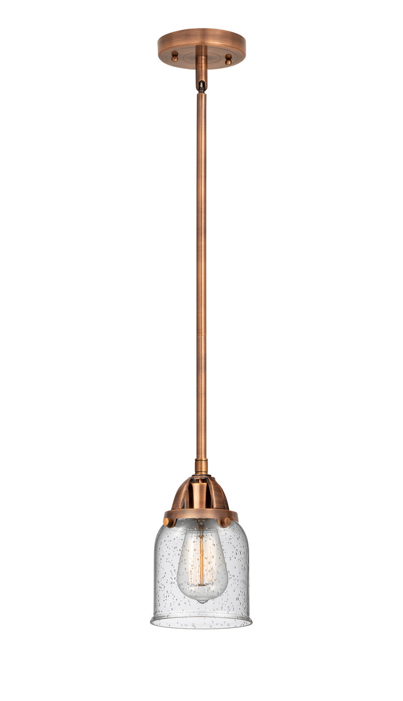 Innovations 288-1S-AC-G54 One Light Mini Pendant, Antique Copper