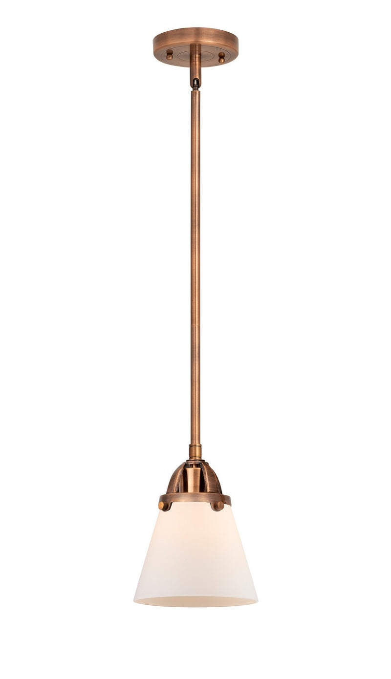 Innovations 288-1S-AC-G61-LED LED Mini Pendant, Antique Copper