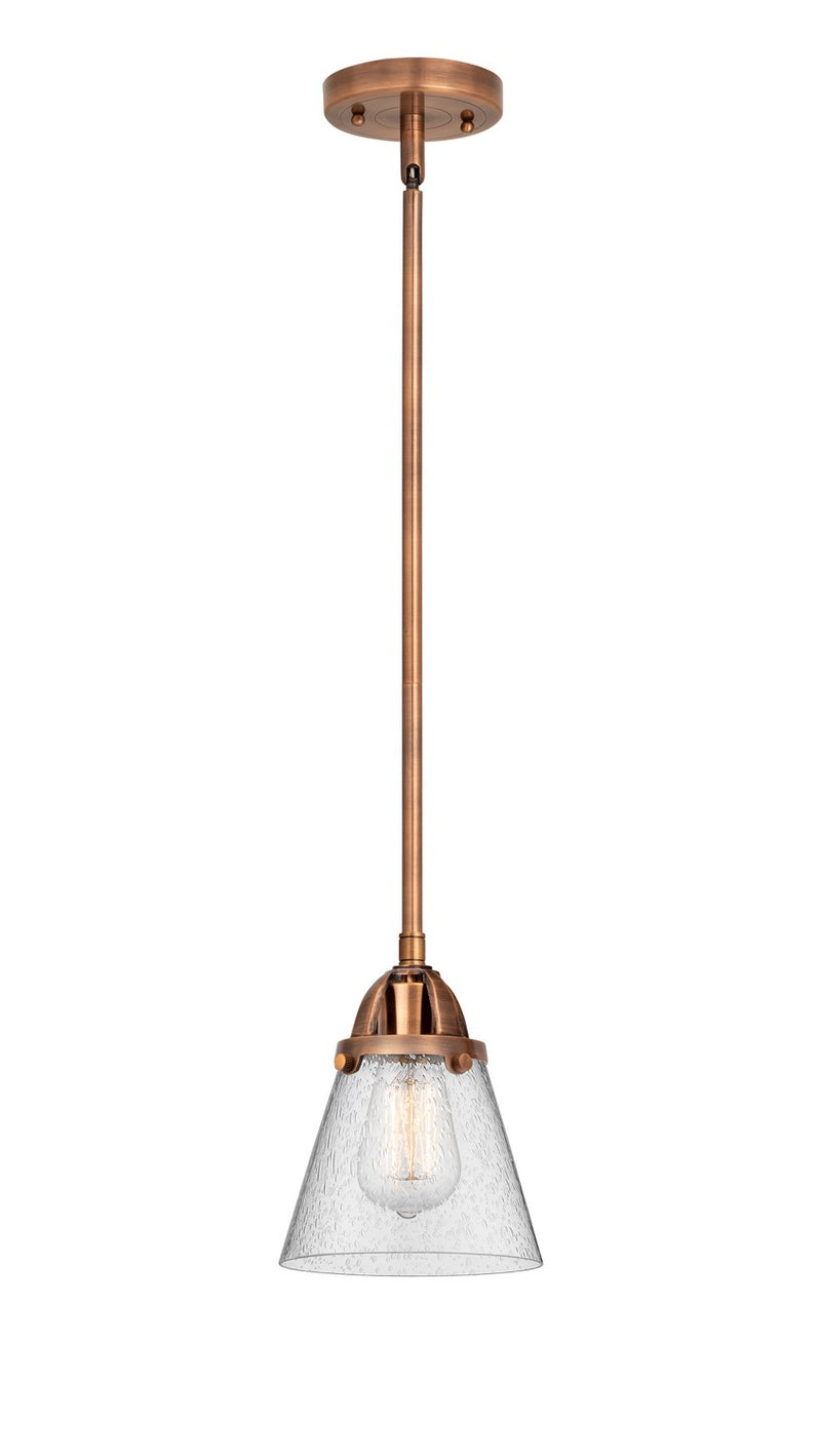 Innovations 288-1S-AC-G64-LED LED Mini Pendant, Antique Copper