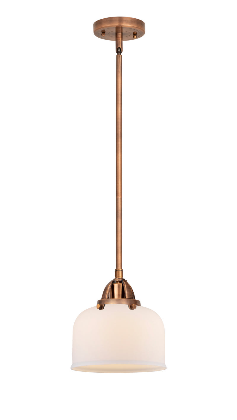 Innovations 288-1S-AC-G71 One Light Mini Pendant, Antique Copper