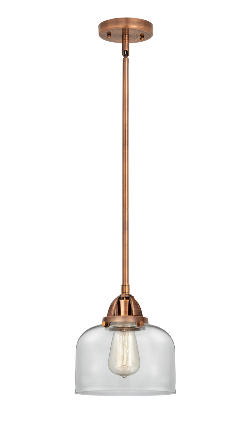 Innovations 288-1S-AC-G72 One Light Mini Pendant, Antique Copper