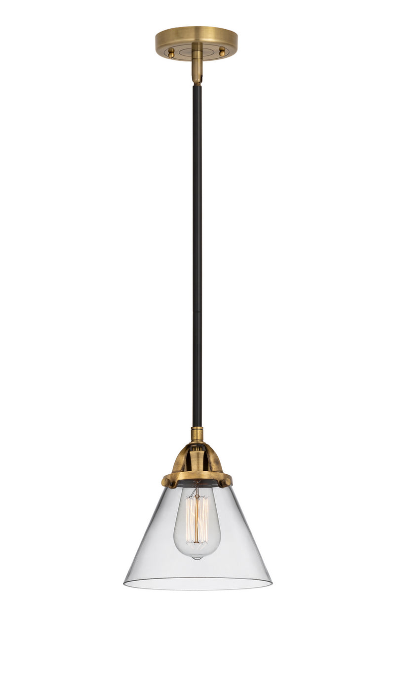 Innovations 288-1S-BAB-G42 One Light Mini Pendant, Black Antique Brass