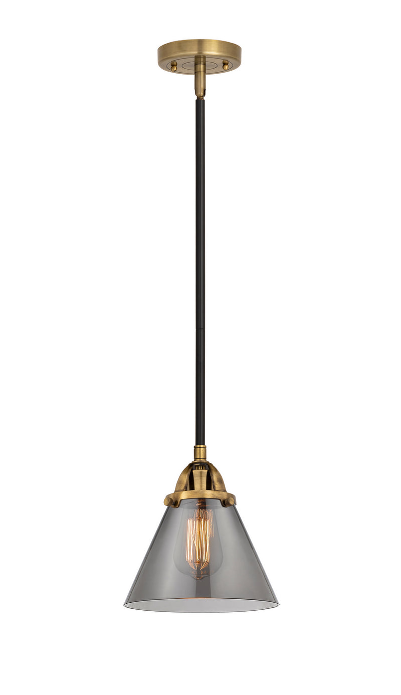 Innovations 288-1S-BAB-G43 One Light Mini Pendant, Black Antique Brass