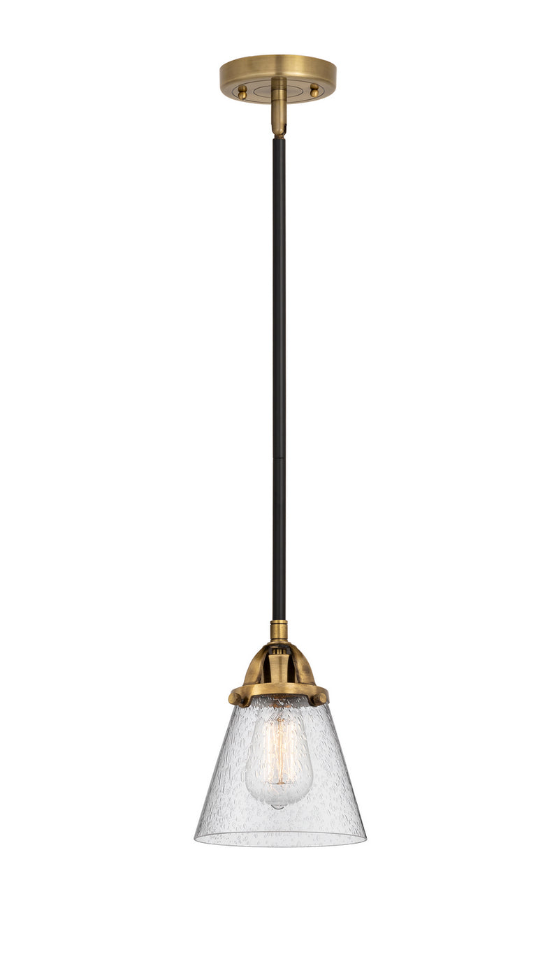 Innovations 288-1S-BAB-G64 One Light Mini Pendant, Black Antique Brass
