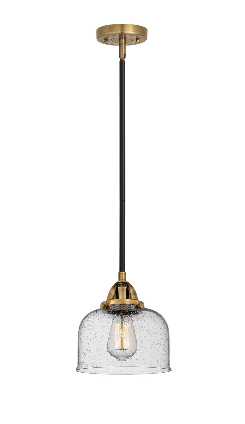Innovations 288-1S-BAB-G74 One Light Mini Pendant, Black Antique Brass