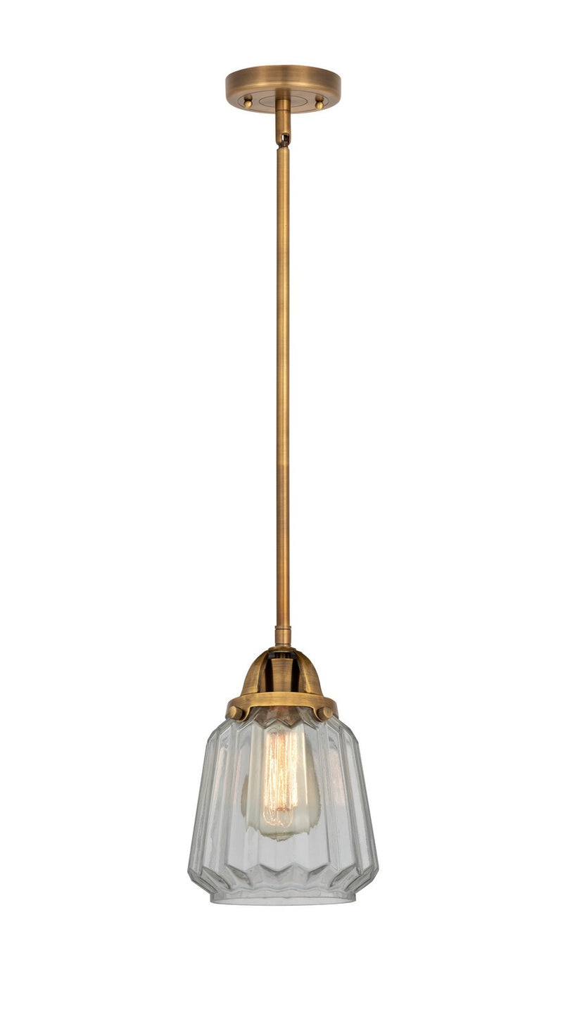 Innovations 288-1S-BB-G142-LED LED Mini Pendant, Brushed Brass