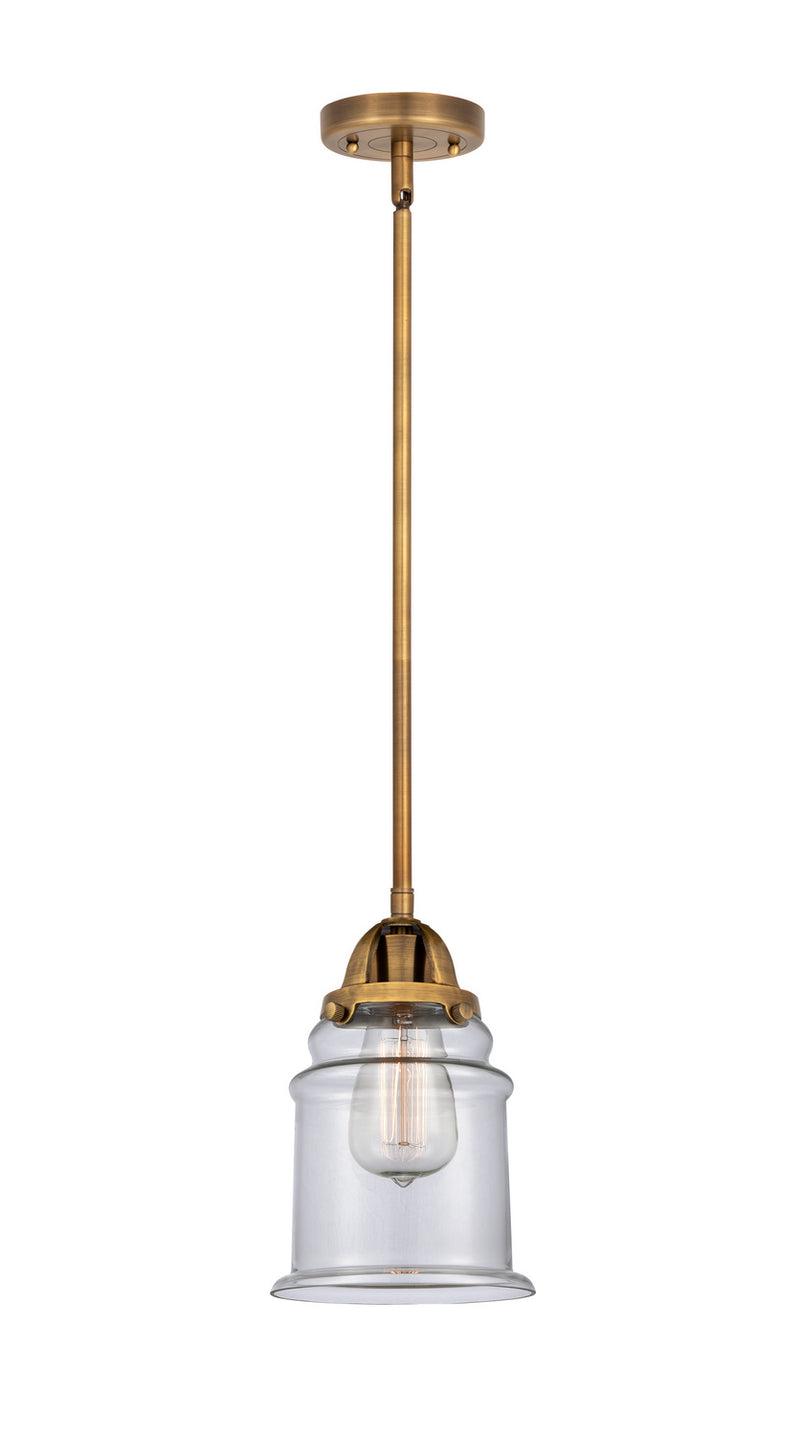 Innovations 288-1S-BB-G182 One Light Mini Pendant, Brushed Brass