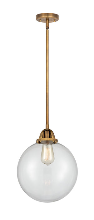 Innovations 288-1S-BB-G202-10 One Light Mini Pendant, Brushed Brass