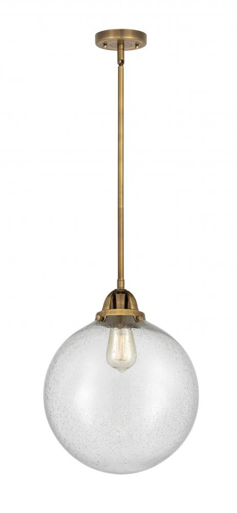 Innovations 288-1S-BB-G204-12 One Light Mini Pendant, Brushed Brass