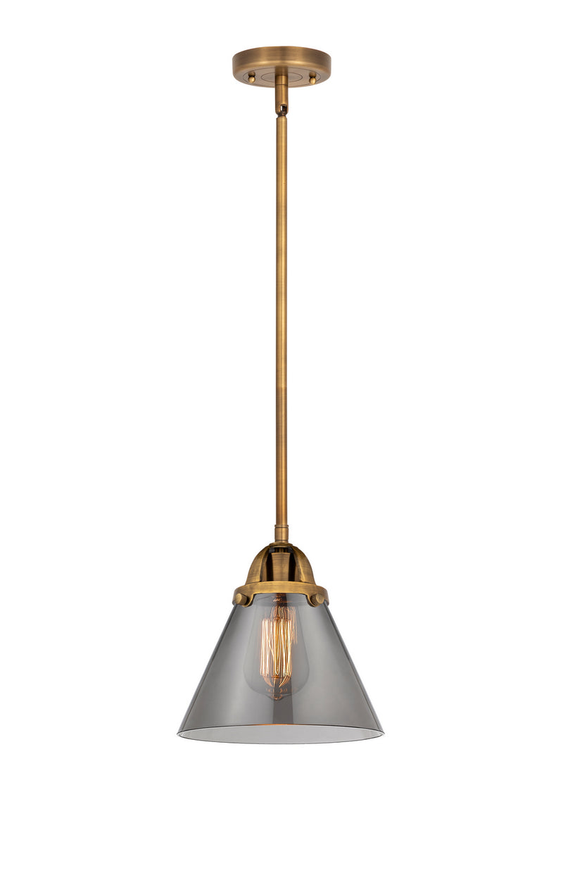 Innovations 288-1S-BB-G43 One Light Mini Pendant, Brushed Brass