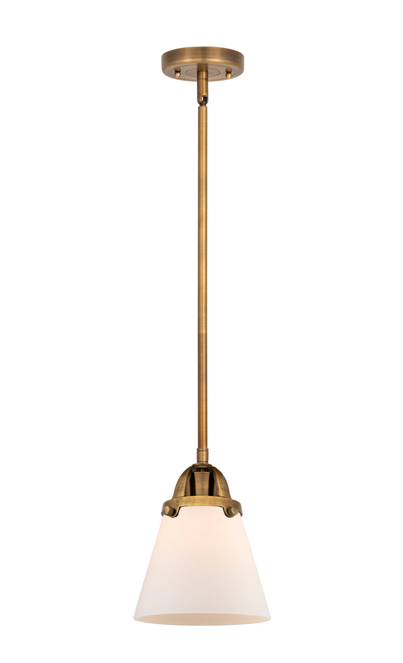 Innovations 288-1S-BB-G61 One Light Mini Pendant, Brushed Brass