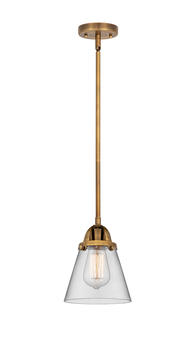 Innovations 288-1S-BB-G62 One Light Mini Pendant, Brushed Brass