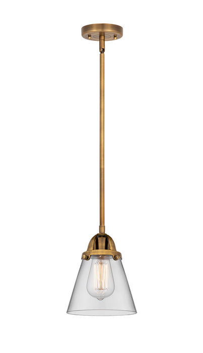 Innovations 288-1S-BB-G62 One Light Mini Pendant, Brushed Brass