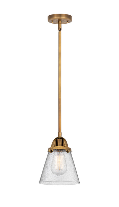 Innovations 288-1S-BB-G64 One Light Mini Pendant, Brushed Brass